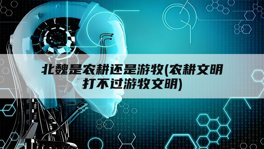 北魏是农耕还是游牧(农耕文明打不过游牧文明)