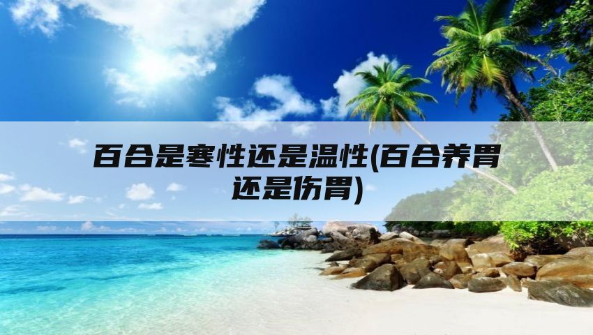 百合是寒性还是温性(百合养胃还是伤胃)